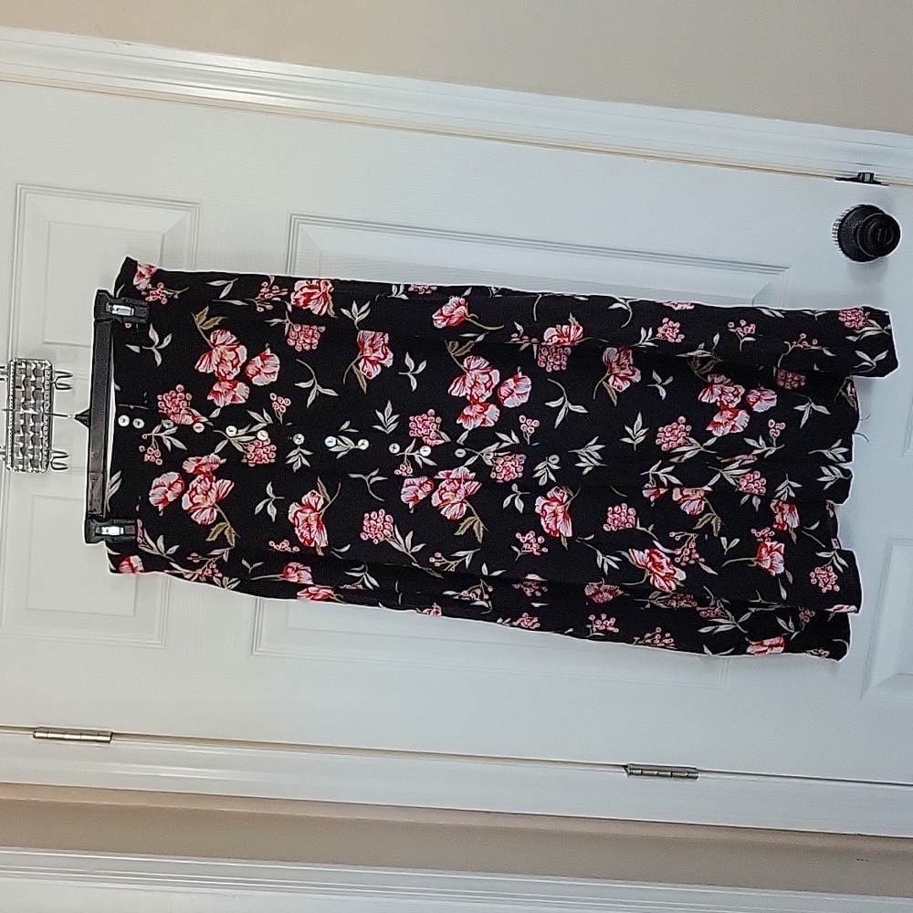 Long Flower Skirt